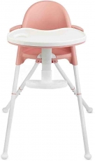 Стільчик для годування 2 в 1 Kinderkraft Pini Pink
